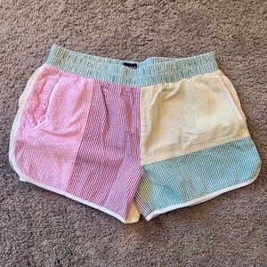 BDG multicolour striped casual short - Size extra small